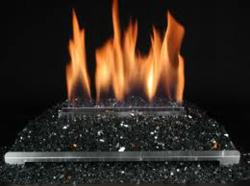 Gas Fireplace Glass Door: Severe Burn threat